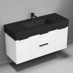 Floating Bathroom Vanity, Modern, 48 inch